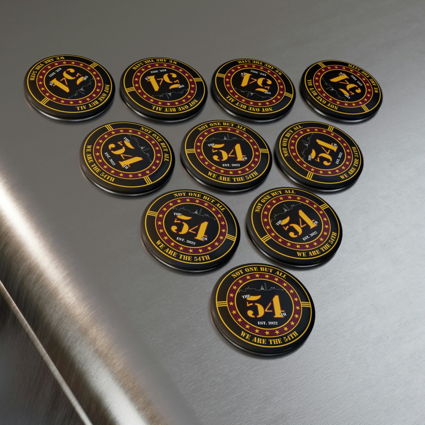 Button Magnet, Round (1 & 10 pcs)